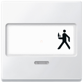   Schneider Merten Feliratozható billentyű, fényjelzős funkciókhoz, System-M, mattfehér 434619