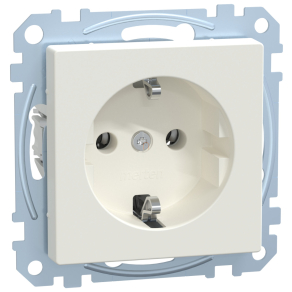   Schneider Merten 2P+F csatlakozóaljzat, rugós, 16A, System-M, mattfehér MEG2301-0419