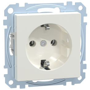   Schneider Merten 2P+F csatlakozóaljzat, csavaros, 16A, System-M, mattfehér MEG2401-0419