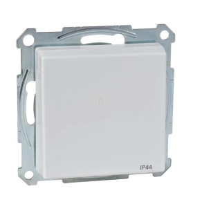   Schneider Merten System M SCHUKO IP44-es csatlakozóaljzat csapófedéllel, polár MEG2414-0319