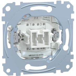   Schneider Merten Kétpólusú kapcsoló, rugós, 10AX (102) MEG3112-0000