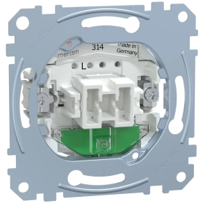   Schneider Merten Váltókapcsoló, jelzőfénnyel, rugós, 16AX MEG3636-0000