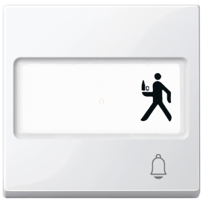   Schneider Merten Feliratozható billentyű, csengőjellel, System-M, polárfehér MEG3365-0319