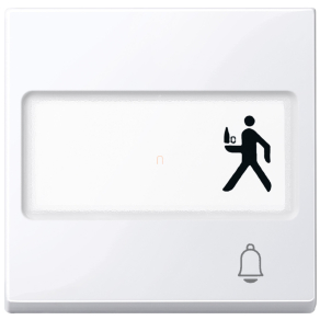   Schneider Merten Feliratozható billentyű, csengőjellel, System-M, aktívfehér MEG3365-0325