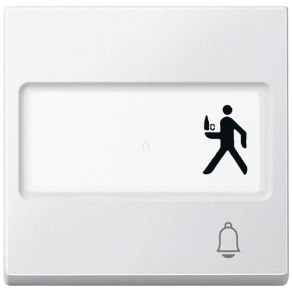   Schneider Merten Feliratozható billentyű, csengőjellel, System-M, mattfehér MEG3365-0419