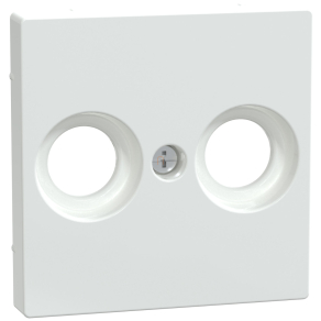   Schneider Merten Fedlap, 2 kimenetes antenna csatlakozóhoz, System-M, aktívfehér MEG4122-0325