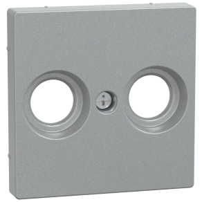   Schneider Electric Merten System M - MEG4122-0460 - Fedlap, 2 kimenetes antenna csatlakozóhoz, alumínium