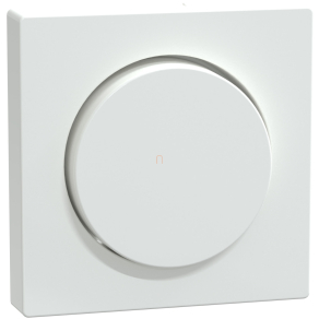   Schneider Merten Fedlap, forgatógombos fényerőszabályzóhoz, System-M, aktívfehér MEG5250-0325