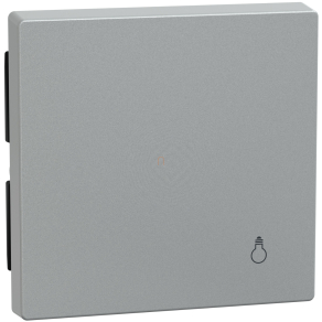   Schneider Merten Billentyű, lámpajellel, System-M, alumínium MEG3302-0460