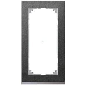   Schneider Merten M-Pure kettes keret, egyterű, pala/alumínium (kő) MEG4025-3669