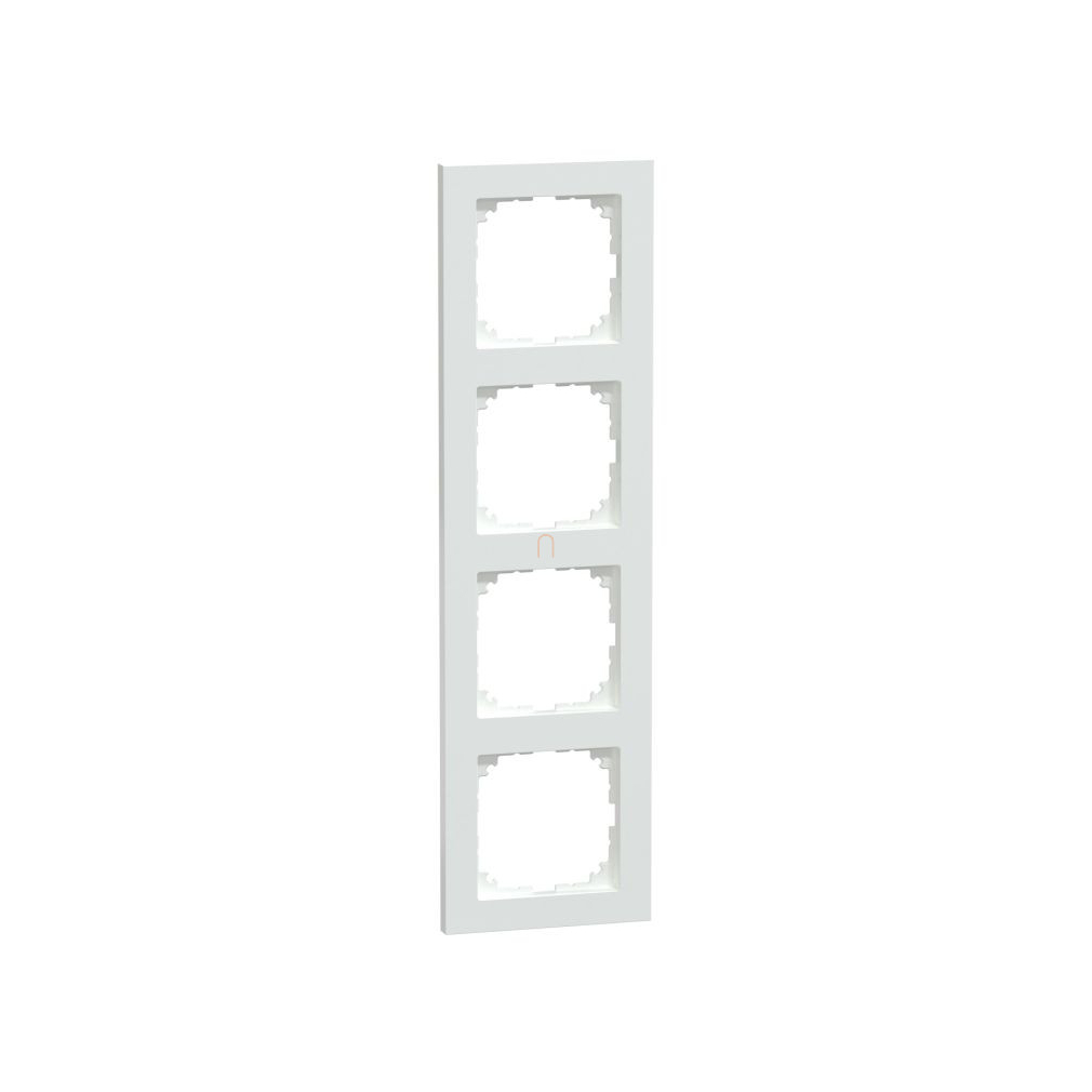MERTEN M-Pure négyes keret, aktív fehér MEG4040-3625 Schneider