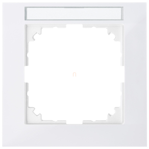   Schneider Merten M-Pure feliratozható egyes keret, polárfehér MEG4011-3619
