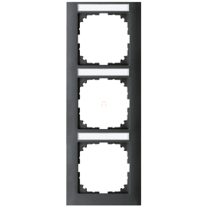   Schneider Merten M-Pure feliratozható hármas keret, függőleges, antracit MEG4032-3614