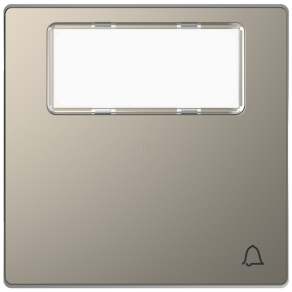   Schneider Electric Merten System Design - MEG3365-6050 - Feliratozható billentyű csengőjellel, nikkel