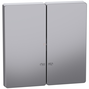   Schneider Electric Merten System Design - MEG3420-6036 - Dupla billentyű, fényjelzős funkciókhoz, acél