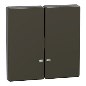Schneider Electric Merten System Design - MEG3420-6052 - Dupla billentyű, fényjelzős funkciókhoz, mokka