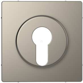   Schneider Electric Merten System Design - MEG3886-6050 - Fedlap, kulcsos kapcsolókhoz, nikkel