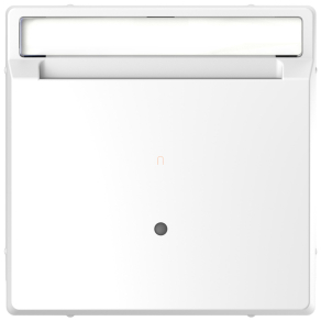   Schneider Electric Merten System Design - MEG3854-6035 - Fedlap hotelkártya kapcsolóhoz, lótuszfehér