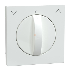   Schneider Electric Merten System Design - MEG3875-6035 - Fedlap forgatógombos redőnynyomóhoz, lótuszfehér