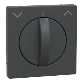 Schneider Electric Merten System Design - MEG3875-6034 - Fedlap forgatógombos redőnynyomóhoz, antracit