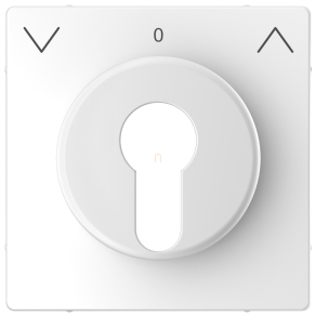   Schneider Electric Merten System Design - MEG3883-6035 - Fedlap kulcsos redőnyvezérlőhöz, lótuszfehér