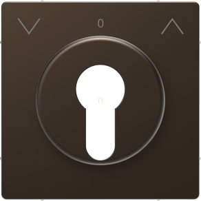   Schneider Electric Merten System Design - MEG3883-6052 - Fedlap kulcsos redőnyvezérlőhöz, mokka