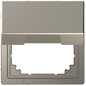   Schneider Electric Merten - MEG4081-6050 - Csapófedeles adapter, SM-SD, nikkel