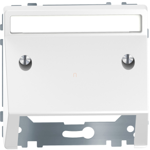   Schneider Electric Merten System Design - MEG4540-6035 - Fedlap kommunikációs betétekhez, feliratozható, lótuszfehér