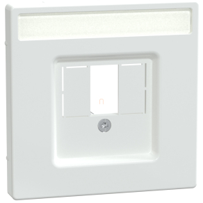   Schneider Electric Merten System Design - MEG4250-6035 - Fedlap, többfunkciós, feliratozható, lótuszfehér