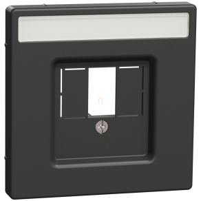   Schneider Electric Merten System Design - MEG4250-6034 - Fedlap, többfunkciós, feliratozható, antracit