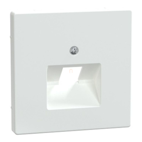   Schneider Electric Merten System Design - MEG4521-6035 - Fedlap 1xRJ45 aljzathoz, döntött, lótuszfehér