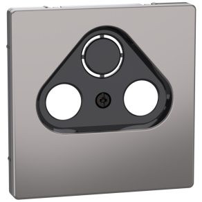   Schneider Electric Merten System Design - MEG4123-6050 - Fedlap, 3 kimenetes antenna csatlakozóhoz, nikkel