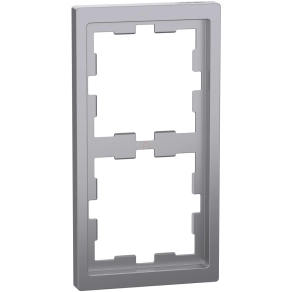   Schneider Electric Merten D-Life - MEG4020-6536 - kettes keret, acél