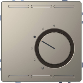   Schneider Electric Merten System Design - MEG5763-6050 - Szobatermosztát, váltóérintkezős, 24 V, nikkel