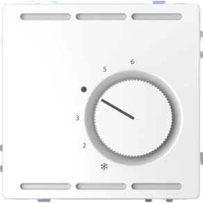 Schneider Electric Merten System Design - MEG5763-6035 - Szobatermosztát, váltóérintkezős, 24 V, lótuszfehér