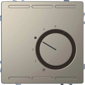   Schneider Electric Merten System Design - MEG5762-6050 - Szobatermosztát, váltóérintkezős, 250 V, 10A, nikkel