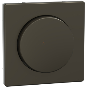   Schneider Merten Fedlap, forgatógombos fényerőszabályzóhoz, System-D, mokka MEG5250-6052