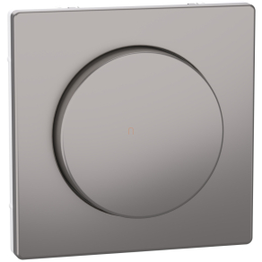   Schneider Merten Fedlap, forgatógombos fényerőszabályzóhoz, System-D, nikkel MEG5250-6050