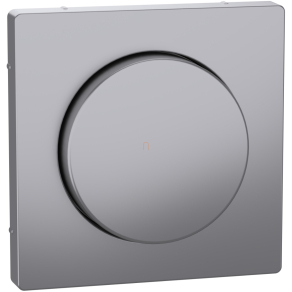   Schneider Merten Fedlap, forgatógombos fényerőszabályzóhoz, System-D, acél MEG5250-6036