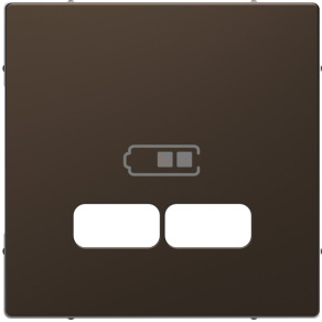   Schneider Electric Merten System Design - MEG4367-6052 - Fedlap USB töltőkhöz, mokka