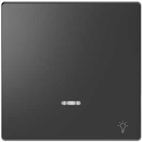   Schneider Electric Merten System Design - MEG3322-6034 - billentyű lámpajellel fényjelzős funkciókhoz, antracit