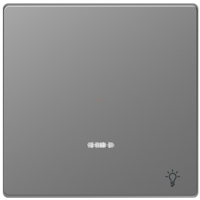   Schneider Electric Merten System Design - MEG3322-6036 - billentyű lámpajellel fényjelzős funkciókhoz, acél