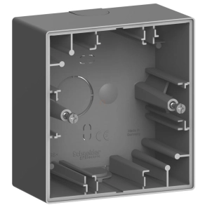   Schneider Electric Merten System Design - MEG4014-6534 - Egyes kiemelődoboz, antracit