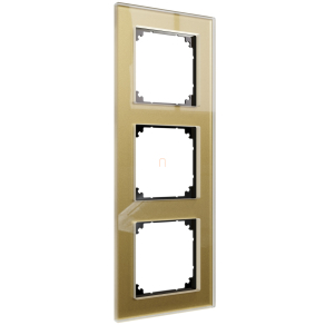   Schneider Merten M-Plan hármas keret, arany (üveg) MEG4030-2341
