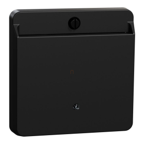   Schneider Electric Merten System-M - MEG3854-0403 - Fedlap, hotelkártya kapcsolóhoz, fekete