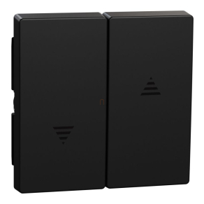   Schneider Electric Merten System-M MEG3855-0403 - Dupla billentyű, redőnyvezérléshez, fekete