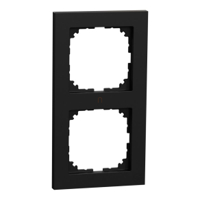   Schneider Electric Merten M-Pure - MEG4020-3603 - kettes keret, fekete