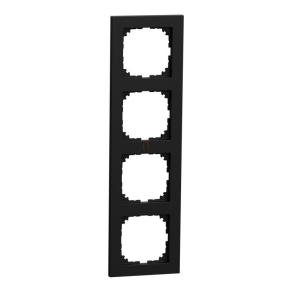   Schneider Electric Merten M-Pure - MEG4040-3603 - négyes keret, fekete