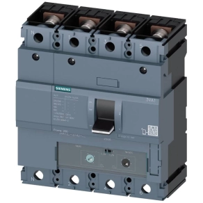   Siemens 3VA1220-5EF42-0AA0 kompakt megszakító 4P 200A 55kA, TM240 ATAM, vonalvédelem, sarus