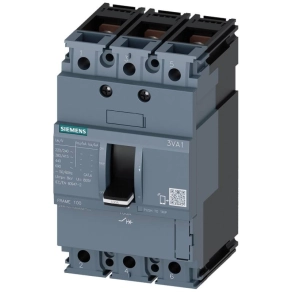   Siemens 3VA1063-4ED32-0AA0 kompakt megszakító 3P 63A 36kA, TM210 FTFM, vonalvédelem, sarus